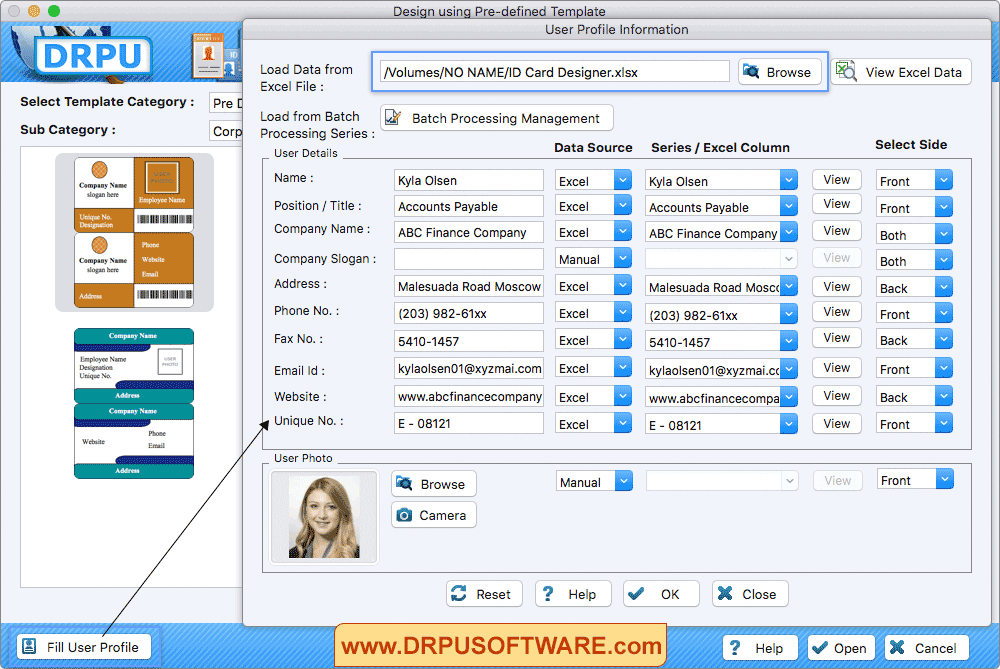 DRPU ID Card Designer for Mac